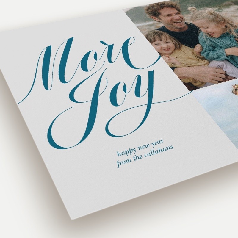More Joy New Year's Card