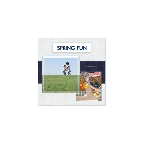 Modern Indigo Calendar 12x12 undefined  Wall Calendar