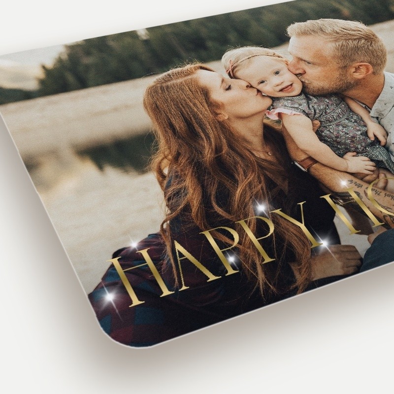 Soft Flare Holiday Card