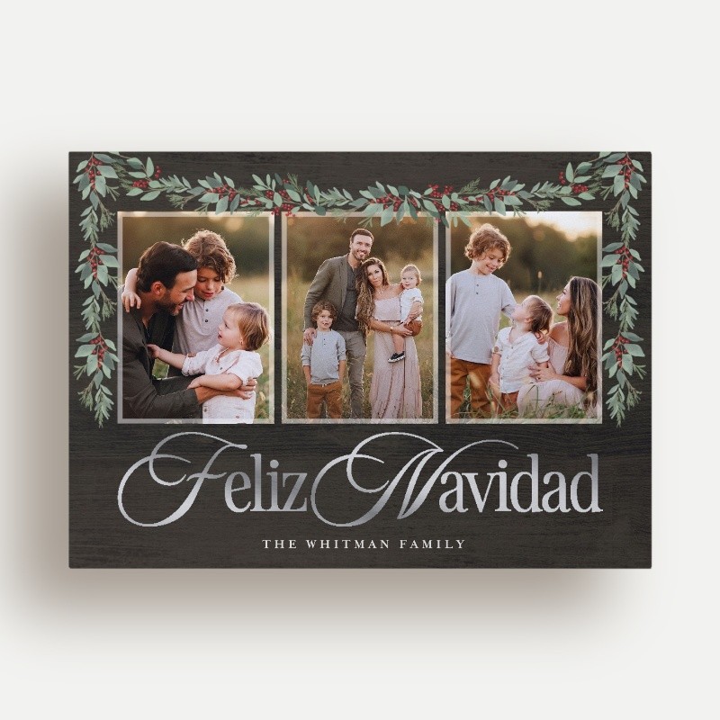 Painted Swag Holiday Card