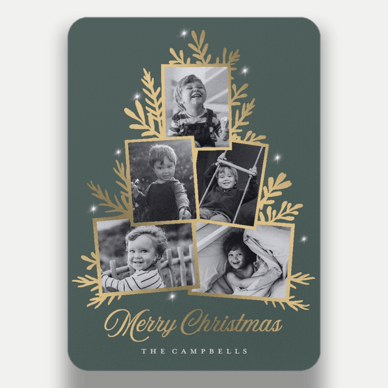 Sprig Tree Holiday Card