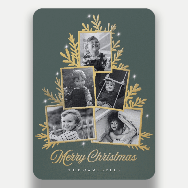 Sprig Tree Holiday Card