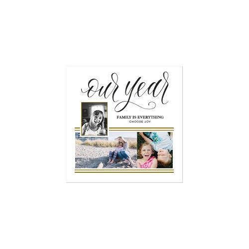 Elegant Script Year In Review 12x12 undefined  Premium Album