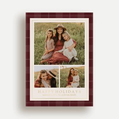 Plaid Border Wishes