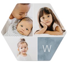 Watercolor Square Monogram