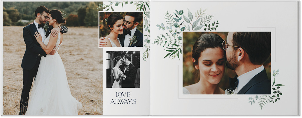 Elegant Wedding Greenery by Kim Thoa 8x11 undefined  Photo Book