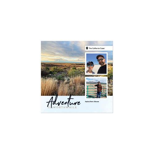 Inspirational Travel Calendar 12x12 undefined  Wall Calendar