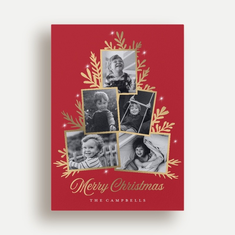 Sprig Tree Holiday Card