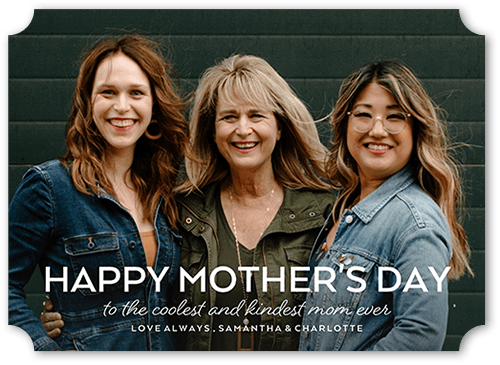 Immeasurable Impression 5x7 White  Mother's Day Card