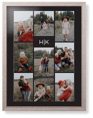 Modern Gallery Monogram of Nine