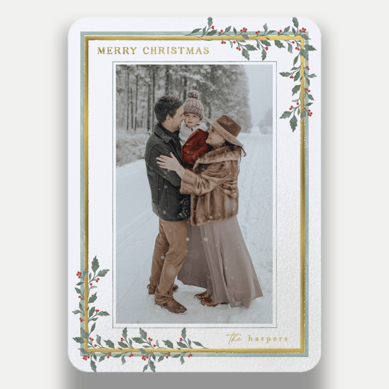 Climbing Vines Holiday Card