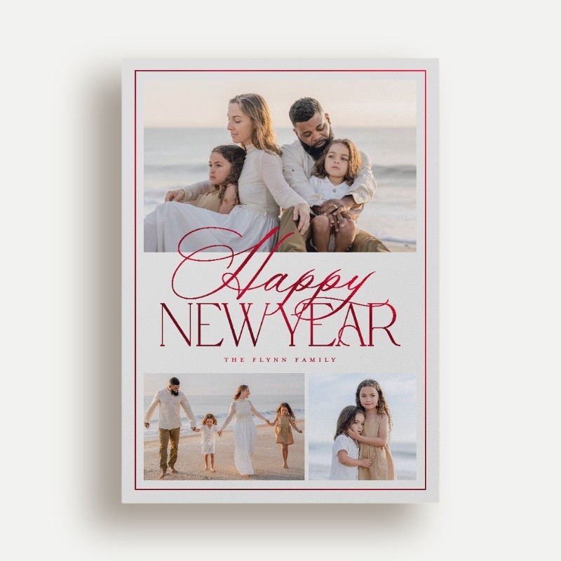 Refined Collage Holiday Card