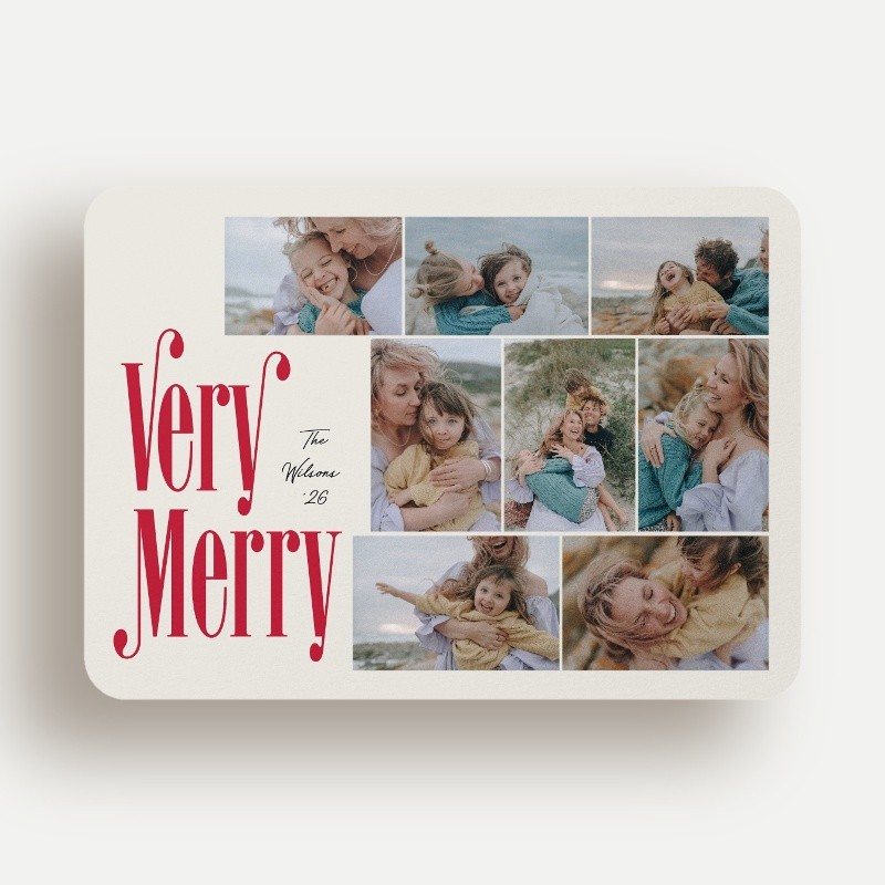Very Merry Holiday Card