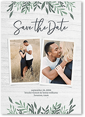 Framed Floral Date