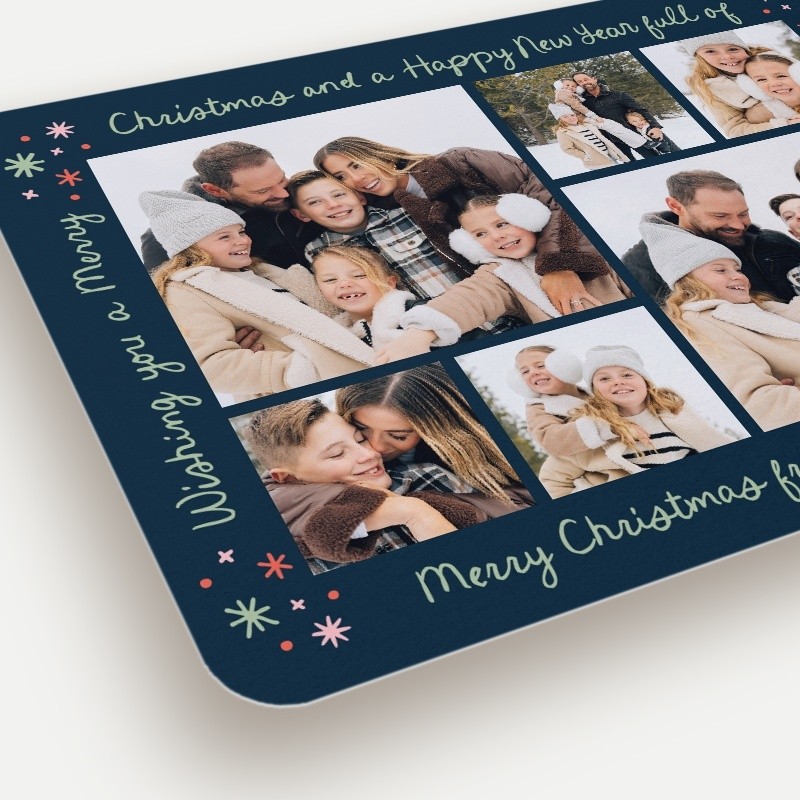 Wrapped Words Holiday Card