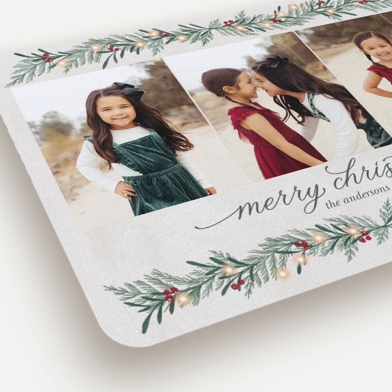 Berry Garland Holiday Card