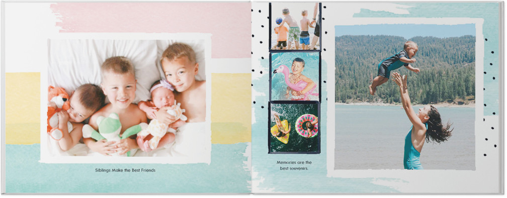 Watercolor Year in Review 8x11 undefined  Photo Book