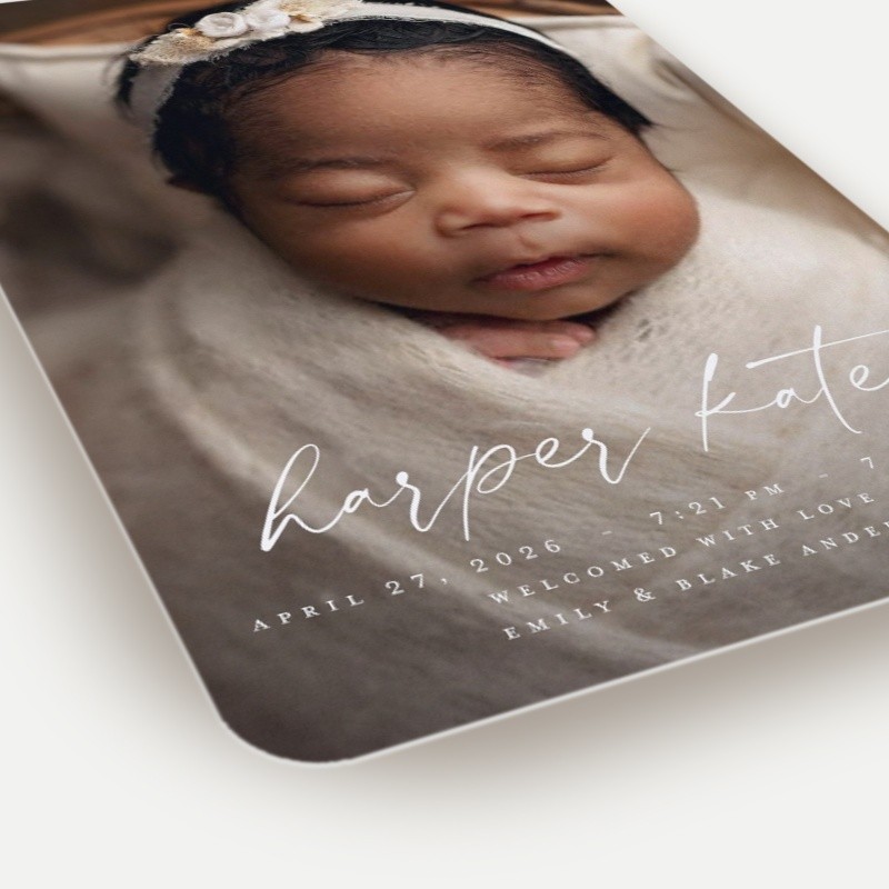 Little Welcome Birth Announcement