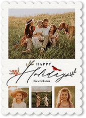 Bird and Holly Berry