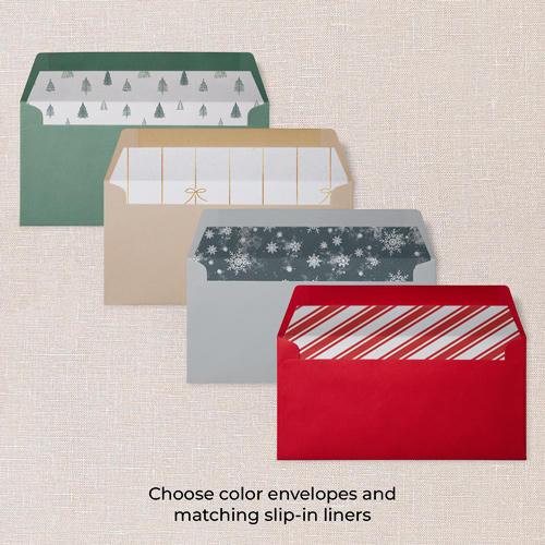 Modern Framing Holiday Card Modern Framing 4x8 White Holiday Card