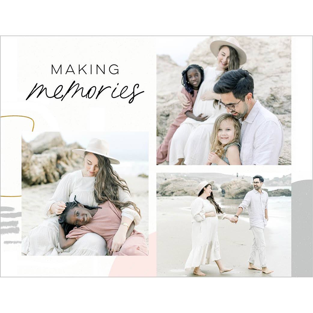 Muted Everyday Abstract Calendar 8x11 undefined  Wall Calendar