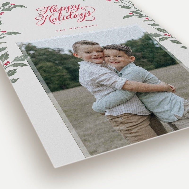 Botanical Collage Holiday Card