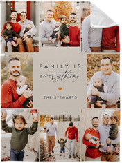 Family Collage Script Portrait