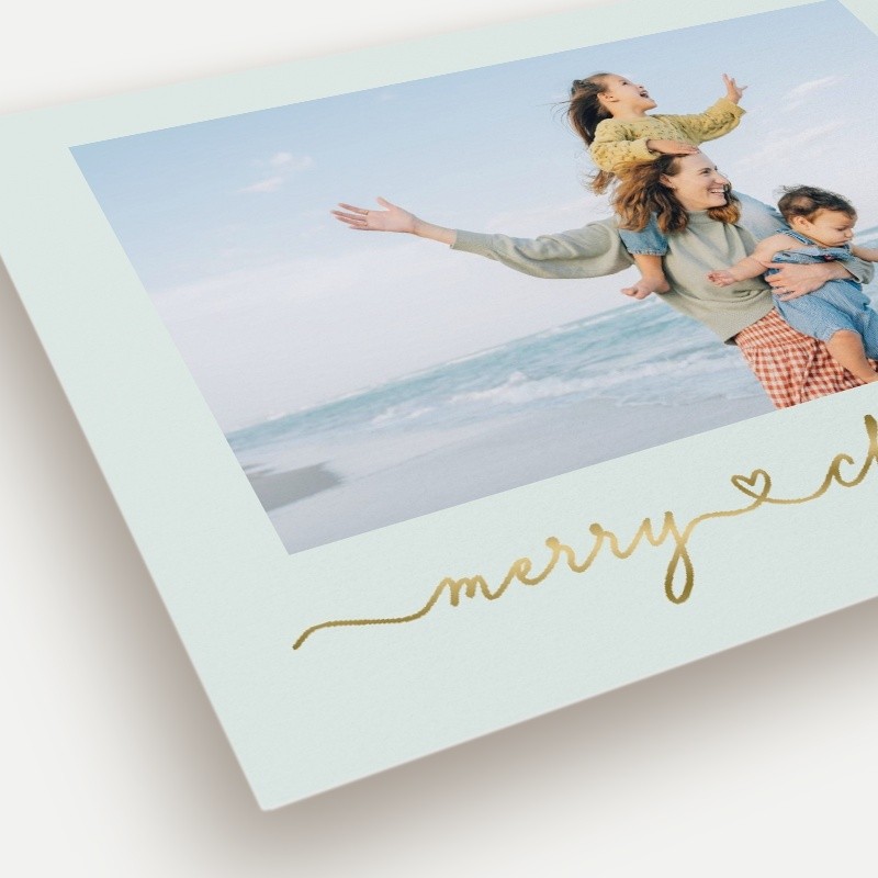 Script Joy Holiday Card