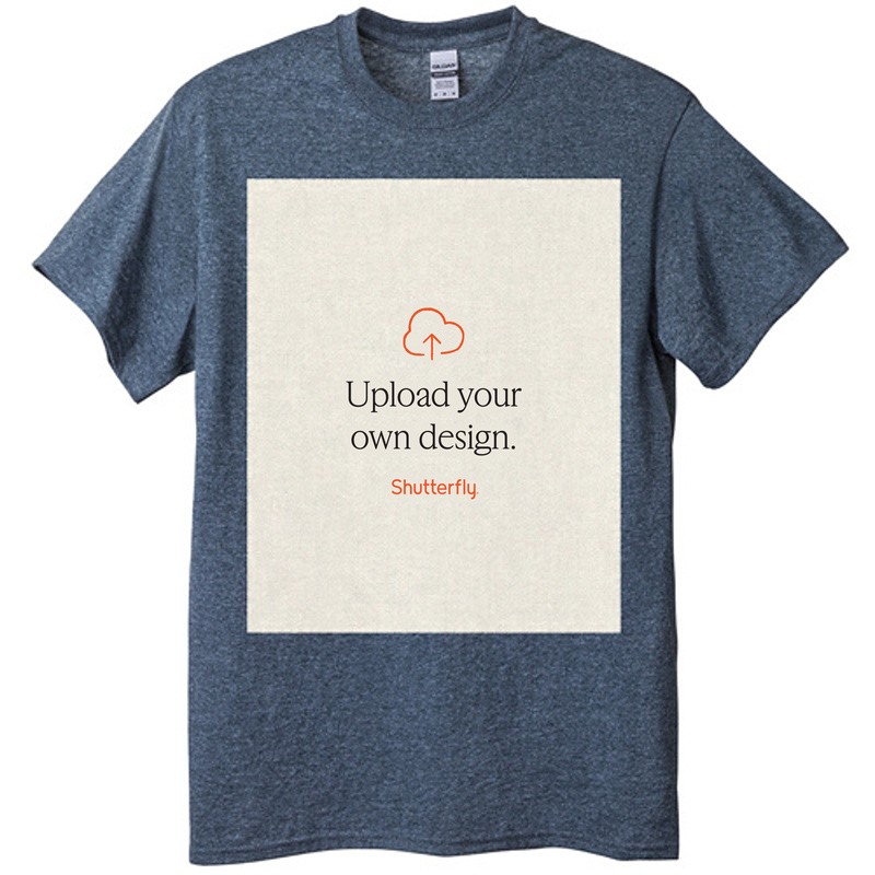 Upload Your Own Design Custom T-shirt Upload Your Own Design Large White Custom T-shirt