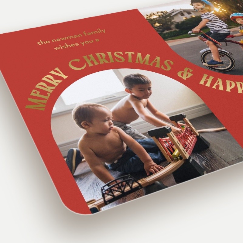 Arched Greeting Holiday Card