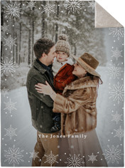 Snowflake Overlay Portrait