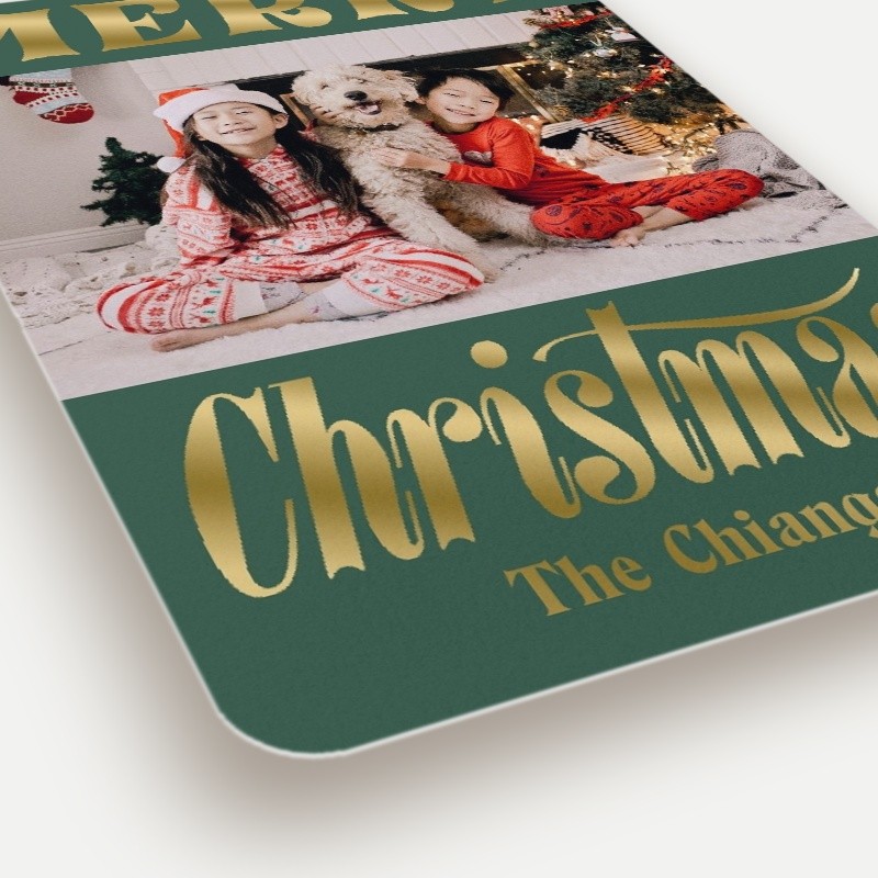 Bold Cheer Holiday Card