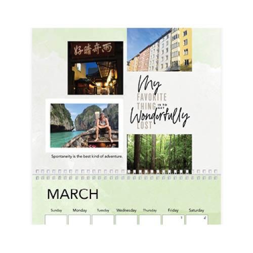 Inspirational Travel Calendar