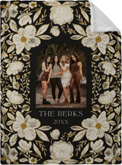 Dark Floral Frame​