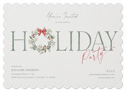 Wreath Invitation