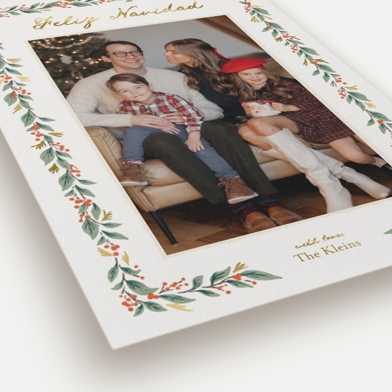 Botanical Frame Holiday Card