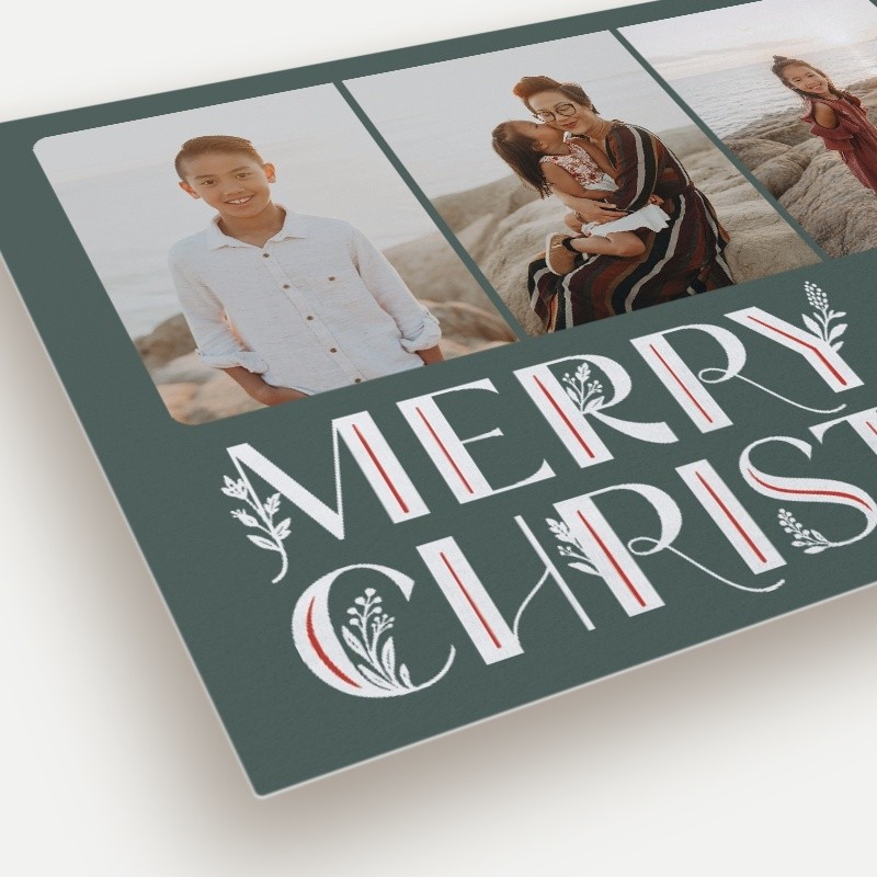 Deco Botanical Holiday Card