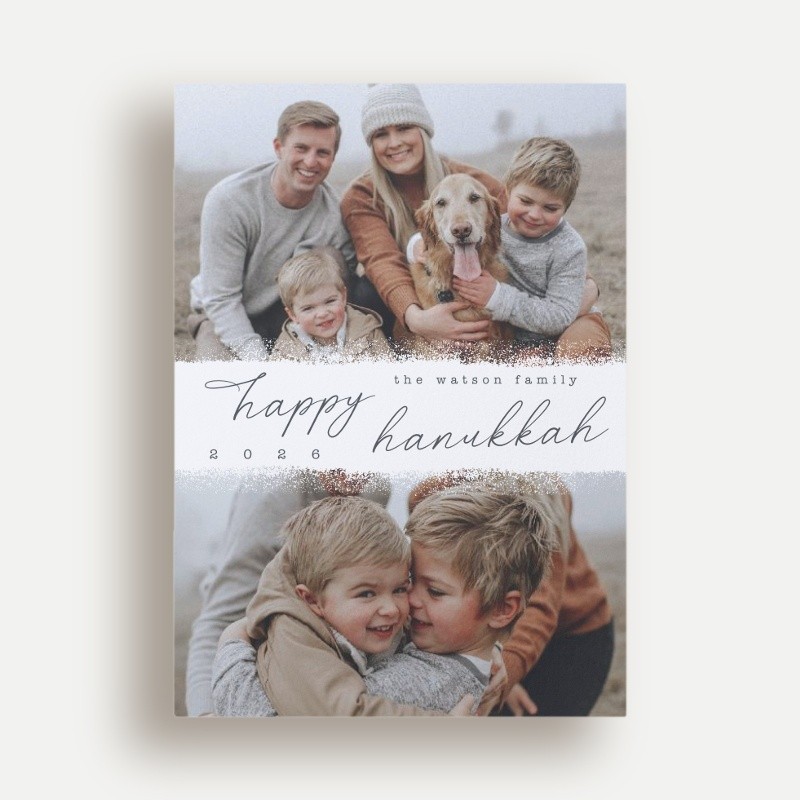 Snowy Scrapbook Holiday Card