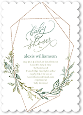 Geometric Floral Frame