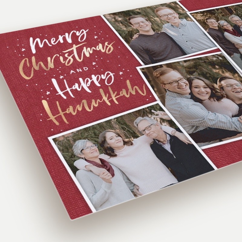Glad Merry Hanukkah Card