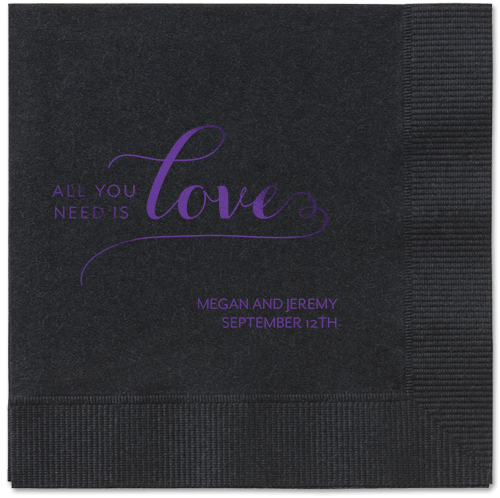 Purple Party Napkins