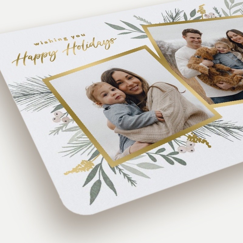Elegant Botanicals Holiday Card