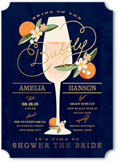 Sweet Nectarine 5x7 Foil Stamped