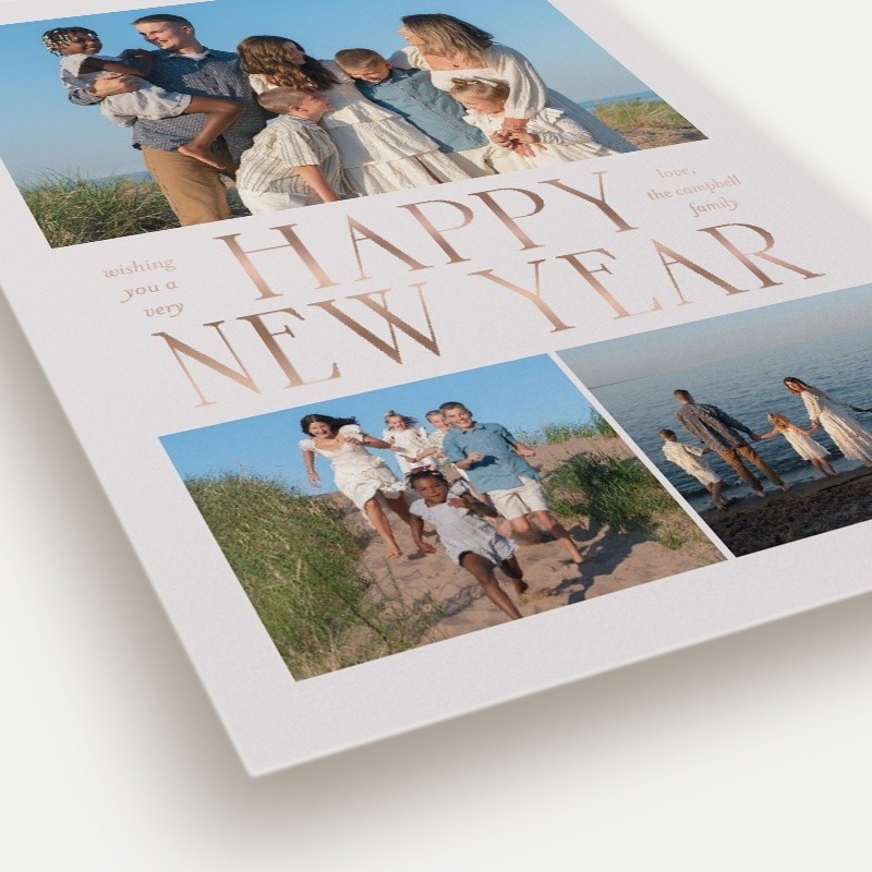 Grand Serif New Year's Card