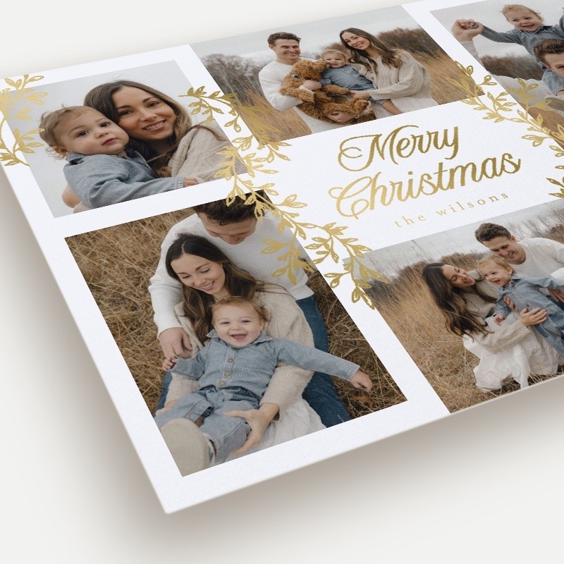 Painted Sprigs Holiday Card