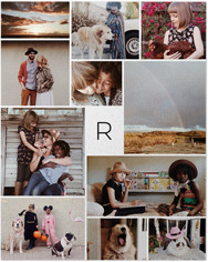 Modern Monogram Gallery Portrait