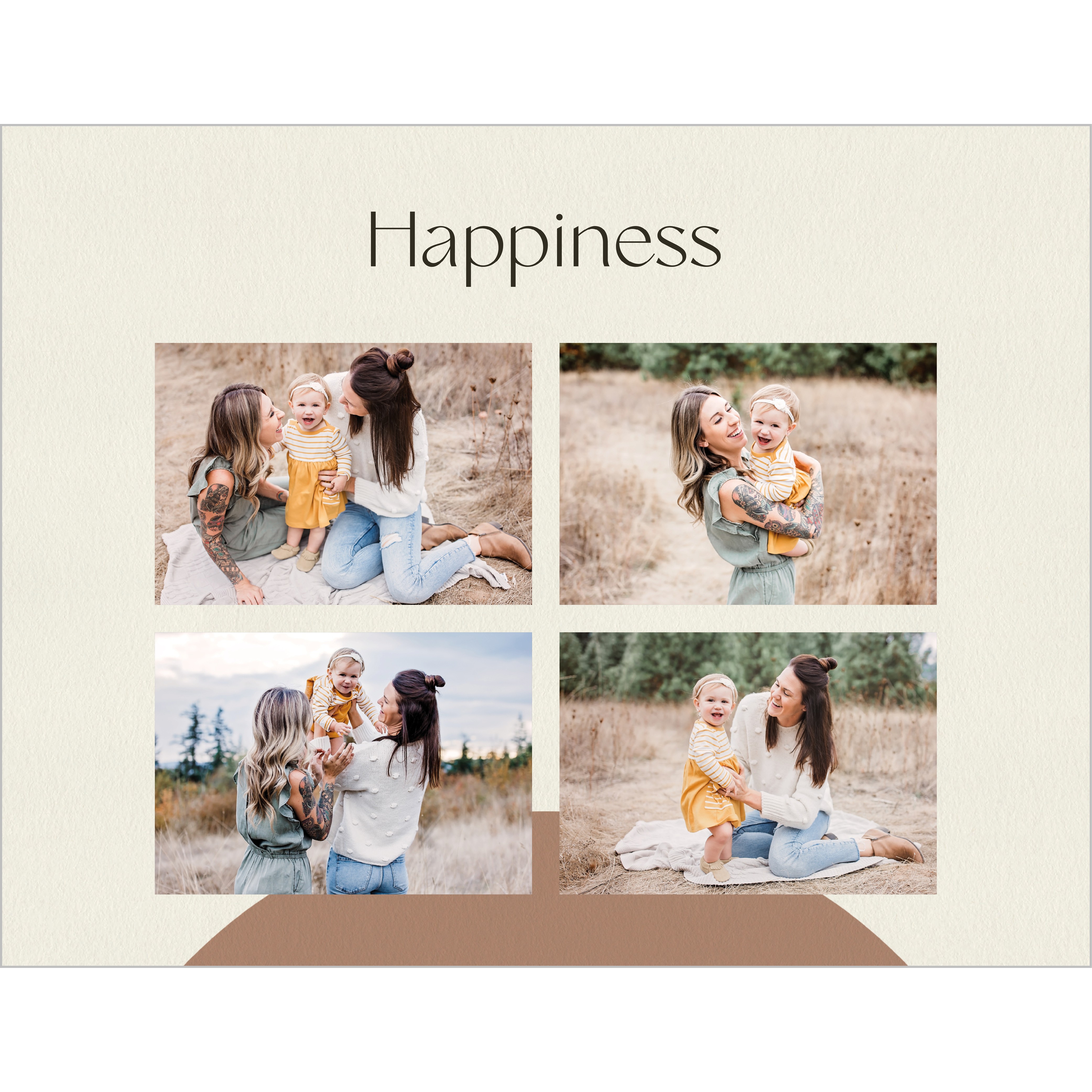 Modern Light Neutrals Calendar 8x11 undefined  Wall Calendar