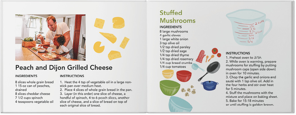 Whimsical Recipes by Slightly Stationery 8x11 undefined  Photo Book