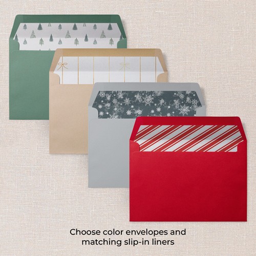 Signature Overlay 5x7 White  Holiday Card