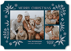 Editable Snowflake Frame